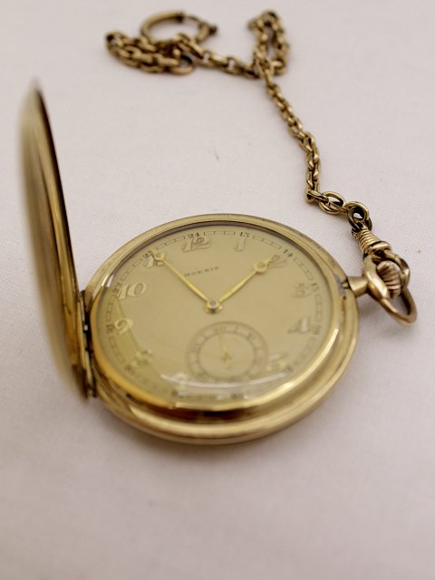 Moeris gold double pocket watch sold