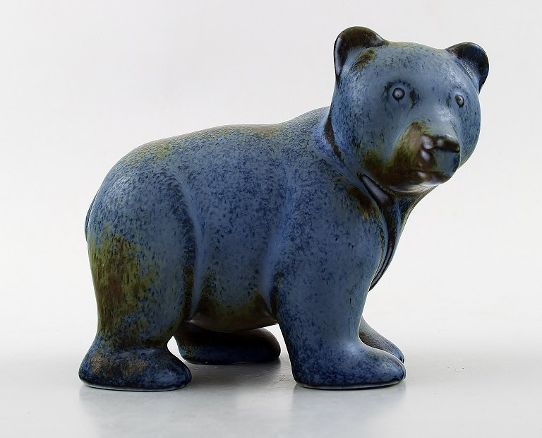 Rörstrand stoneware figure by Gunnar Nylund, bear.
