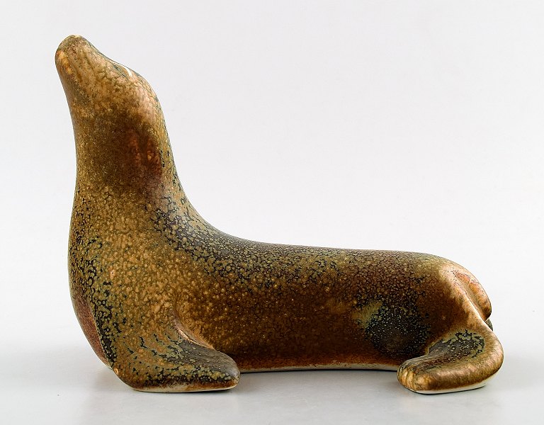 Rörstrand stoneware figure by Gunnar Nylund, seal.
