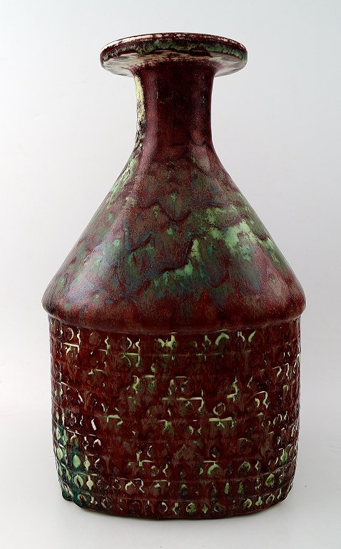 Large Stig Lindberg (1916-1982), Gustavsberg Studio art pottery vase.