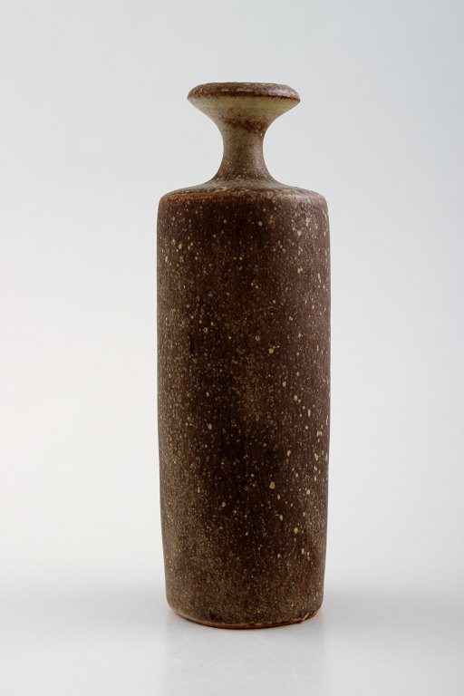 Rolf Palm, Mölle, unique art pottery vase. Swedish design 80s.
