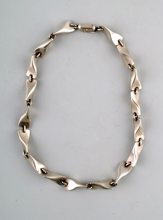 Rare Georg Jensen Sterling Silver 925s Vintage Necklace.
