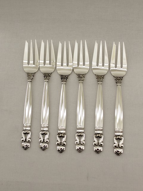 Georg Jensen Acorn cake forks