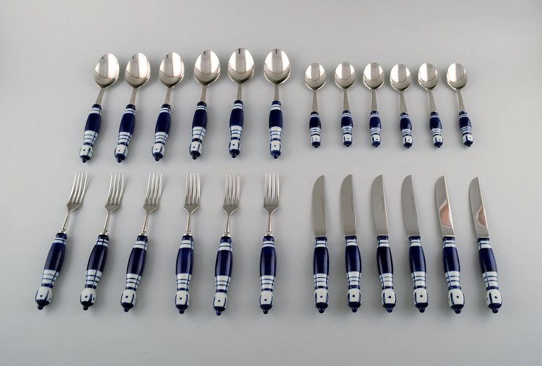 Bjørn Wiinblad for Rosenthal Siena complete grillware service for 6 place 
settings.