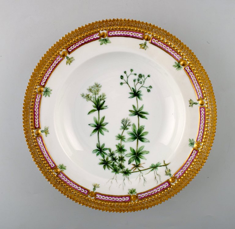 Royal Copenhagen flora danica deep plate.
