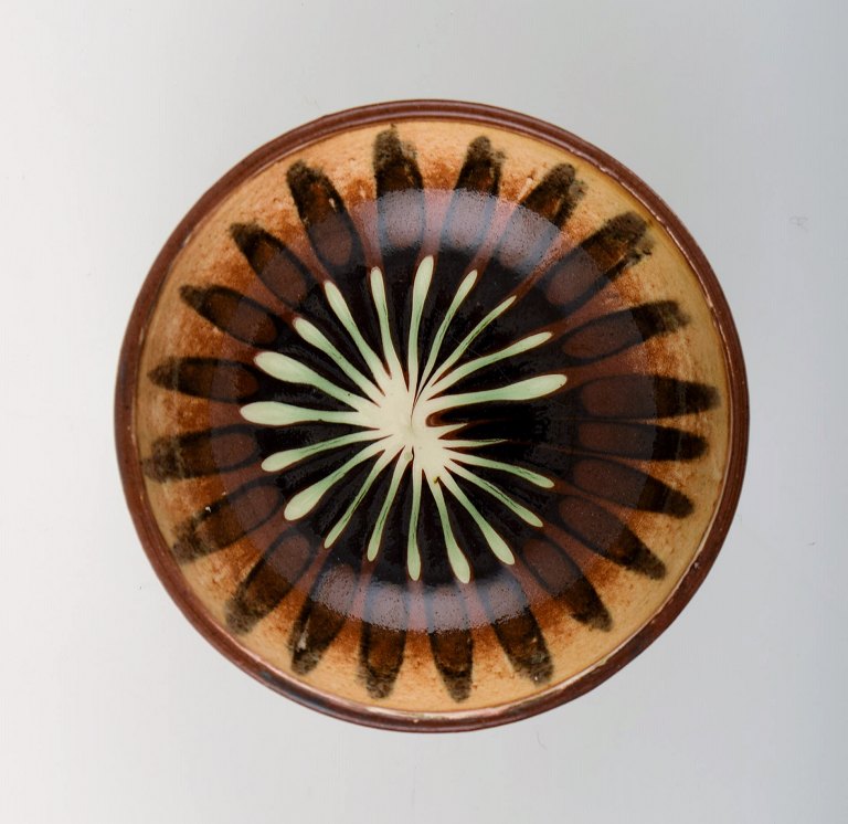 Kähler, Denmark, glazed stoneware bowl.
