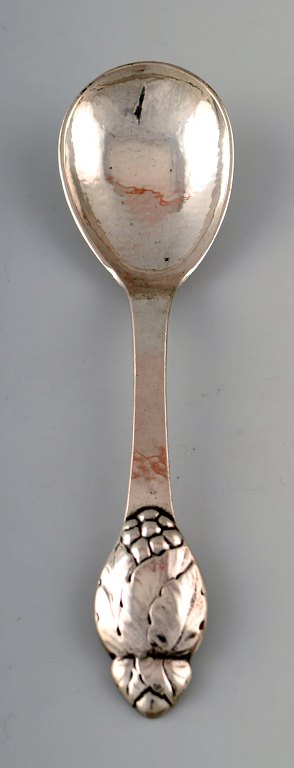 Evald Nielsen number 6, marmalade spoon in full silver.
