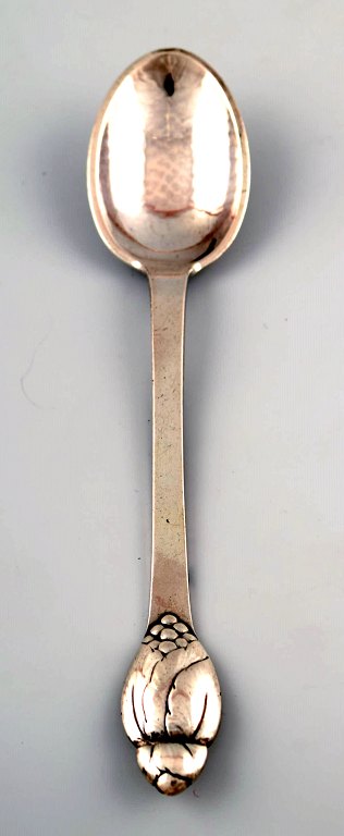 Evald Nielsen number 6, large tea spoon / Child spoon in silver.
