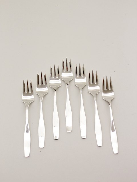 Hans Hansen Charlotte sterling silver cake fork sold