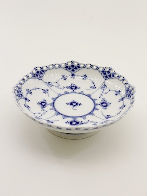 Royal Copenhagen blue fluted full lace dish on foot 1/1023 sold