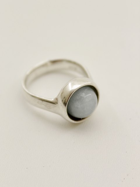 Georg Jensen sterling silver ring  with moonstone. sold