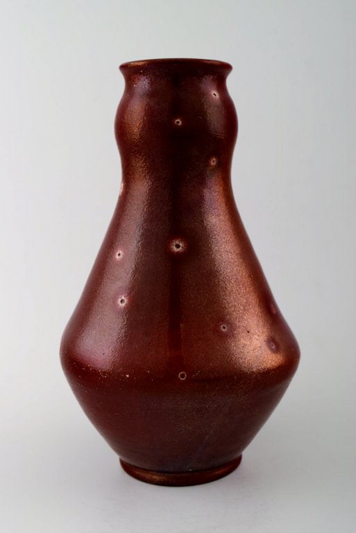 Kähler, Denmark luster-glaze ceramic vase, Karl Hansen Reistrup.
