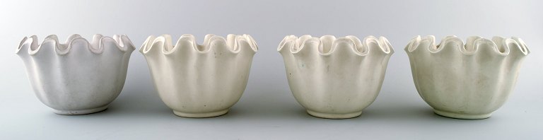 Wilhelm Kåge, Gustavsberg studiohand, "Carrara" 4 keramikvaser.