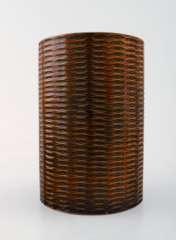 Stig Lindberg, Gustavsberg, Domino vase i keramik. 
