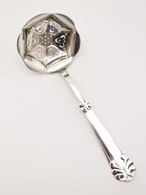 Silver sugar sprinkle spoon