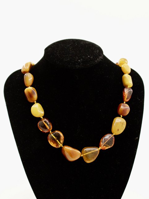 Old amber necklace