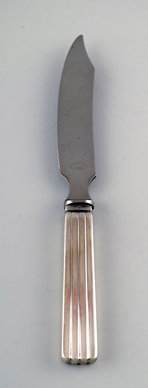 Georg Jensen Sølv Bernadotte fiskekniv.
