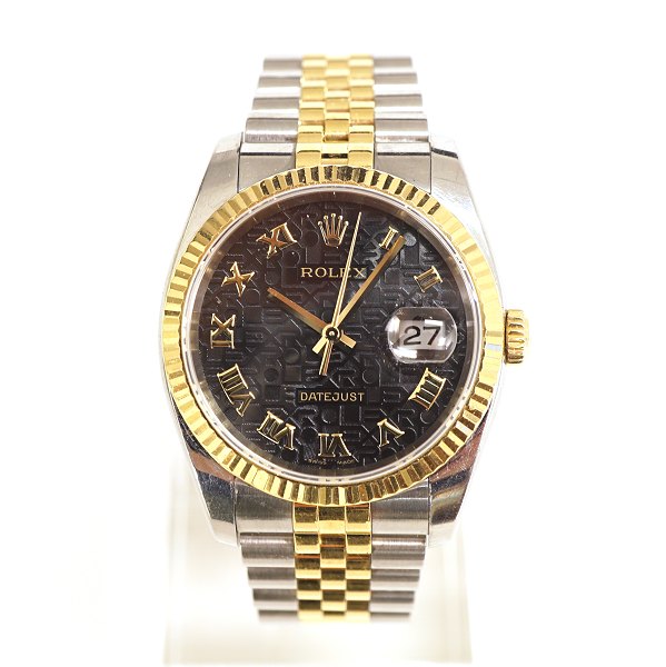 Rolex Datejust, G/S. Sold 24.05.06. Box and papers. D: 36mm