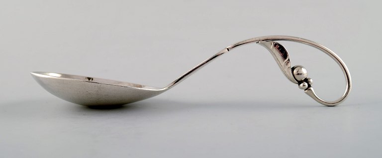 Georg Jensen Ornamental sterling silver nr. 21, marmalade spoon.
