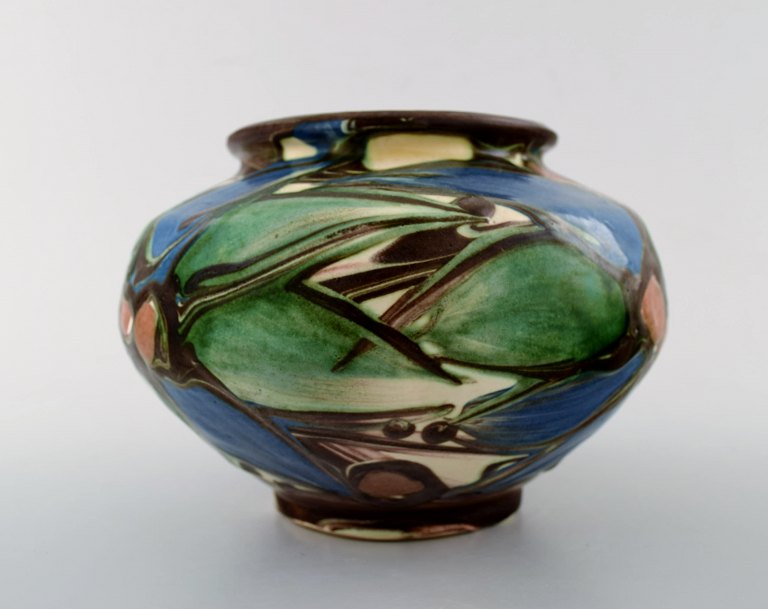 Kähler, Denmark, glazed stoneware vase. 1940 s.