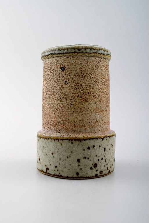 Kähler, HAK, glaseret vase i stentøj. Nils Kähler. 1960´erne.
