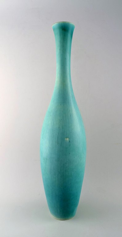 Carl Harry Stålhane, Rörstrand very large and rare floor vase in ceramics.