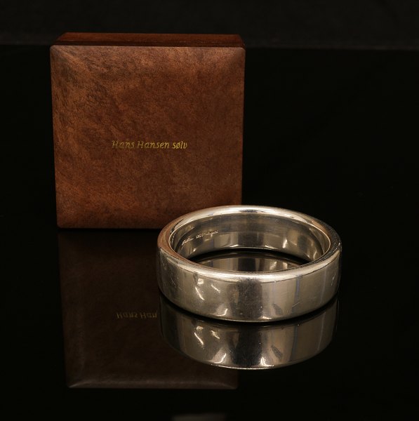 Hans Hansen Denmark: Bangle, sterlingsilver. D: 6,8/7,8cm