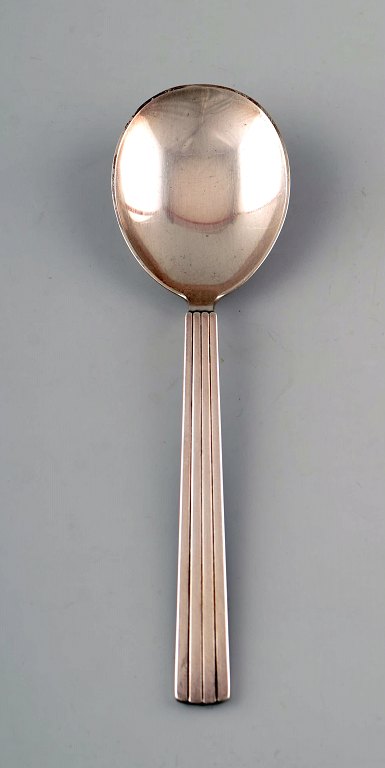 Bernadotte silver cutlery Georg Jensen serving spoon.
