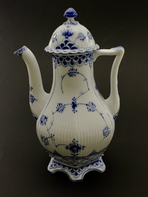 Royal Copenhagen blue fluted full lace coffee jug 1/1202