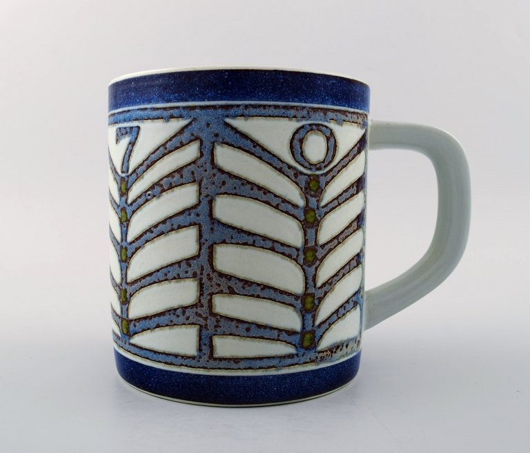 Royal Copenhagen Annual Mug large 1970.
Designer Dorthe Schierup.