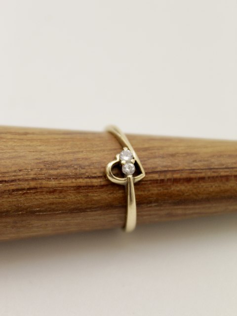 Goldsmith Jens Aagaard Svendborg 8 carat gold ring sold