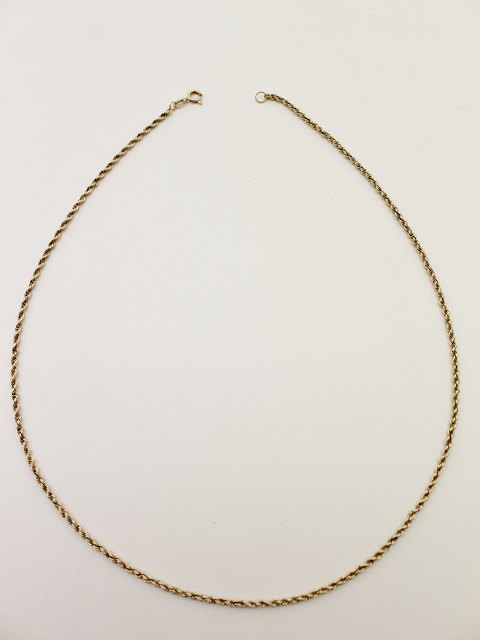 Goldsmith Sv. Christensen 8 carat Bjørn Borg gold necklace