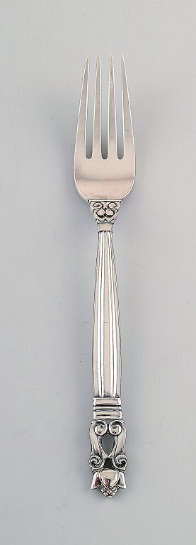 Georg Jensen "Acorn" small lunch fork in Sterling Silver.
10 pcs. in stock.