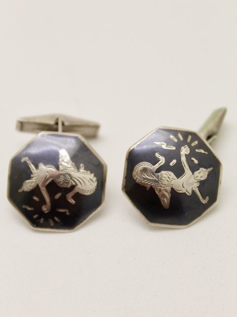 Sterling silver cufflinks