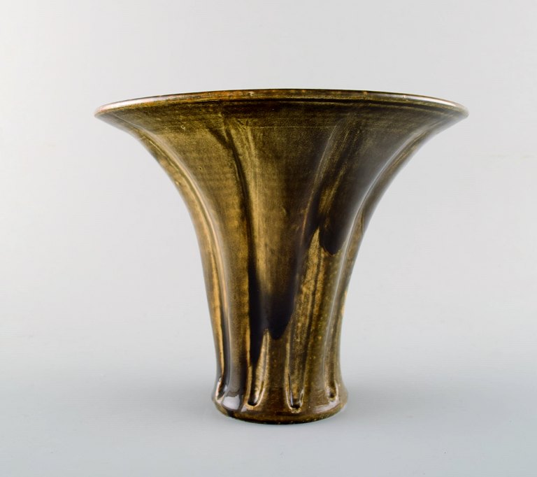 Svend Hammershøi for Kähler, HAK, glazed stoneware vase.
