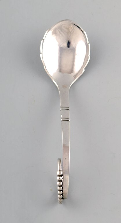 Georg Jensen Ornamental sterling silver nr. 41, marmalade spoon.
