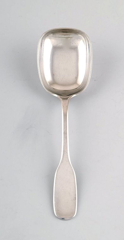 Hans Hansen cutlery Susanne serving spoon in sterling silver.
