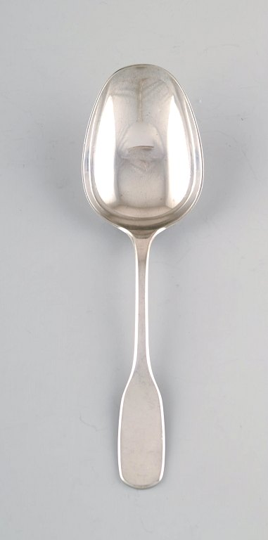 Hans Hansen cutlery Susanne serving spoon in sterling silver.
