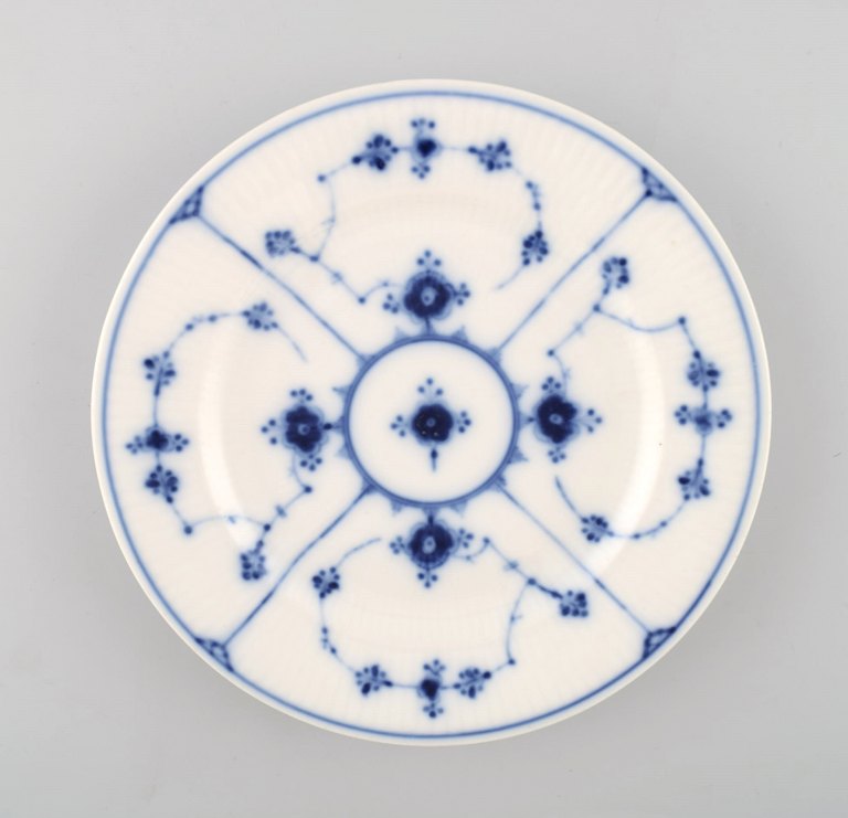 Antique Royal Copenhagen Blue fluted lunch plate.
