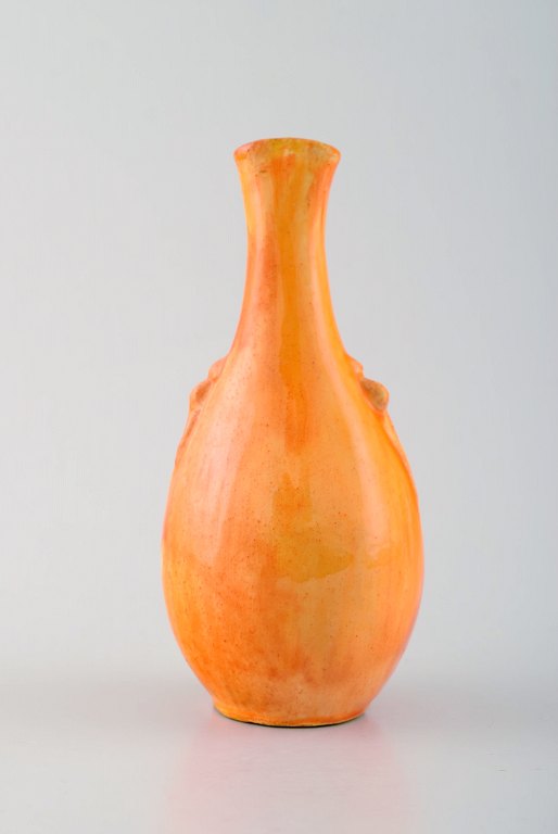 Svend Hammershøi for Kähler, HAK. Vase in glazed stoneware.
