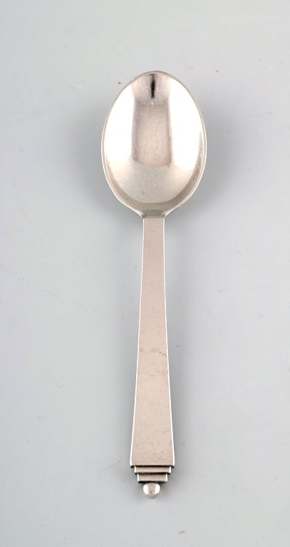 Georg Jensen Pyramid Child spoon / large tea spoon.
