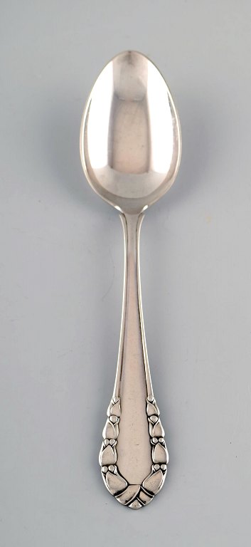 Georg Jensen "Lily of the valley" dinner spoon in sterling silver.
