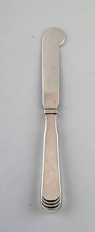 Hans Hansen silverware number 15. Butter knife in silver (830). 
