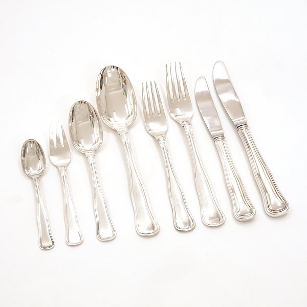 A Cohr, Denmark, "Old Danish"silver cutlery (108)