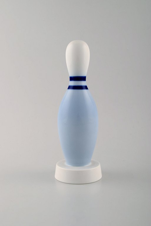 Rare B&G (Bing & Grondahl) bowling pin, model number 6132.
