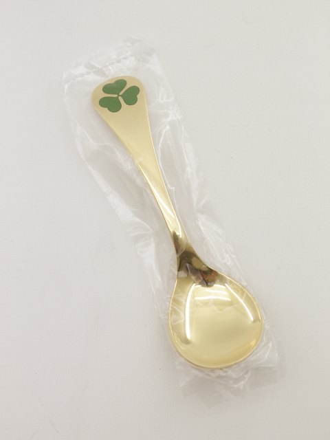 Georg Jensen gilded sterling silver anniversary spoon 1979