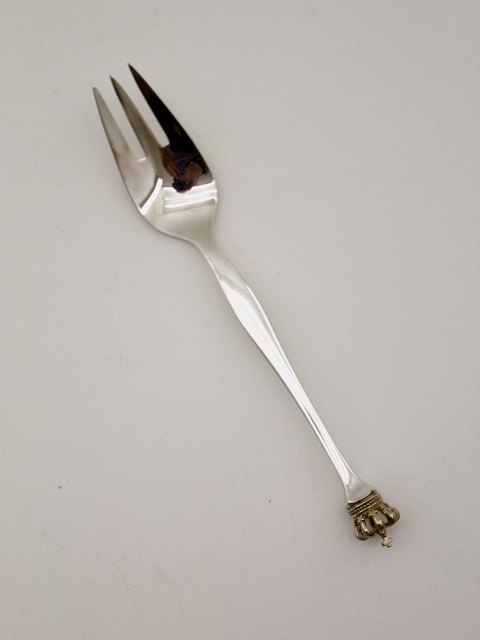 Danish crown sterling cake fork sold