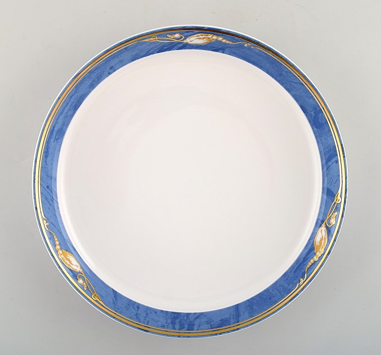 Royal Copenhagen. Low "Magnolia" bowl. Late 20th century.
