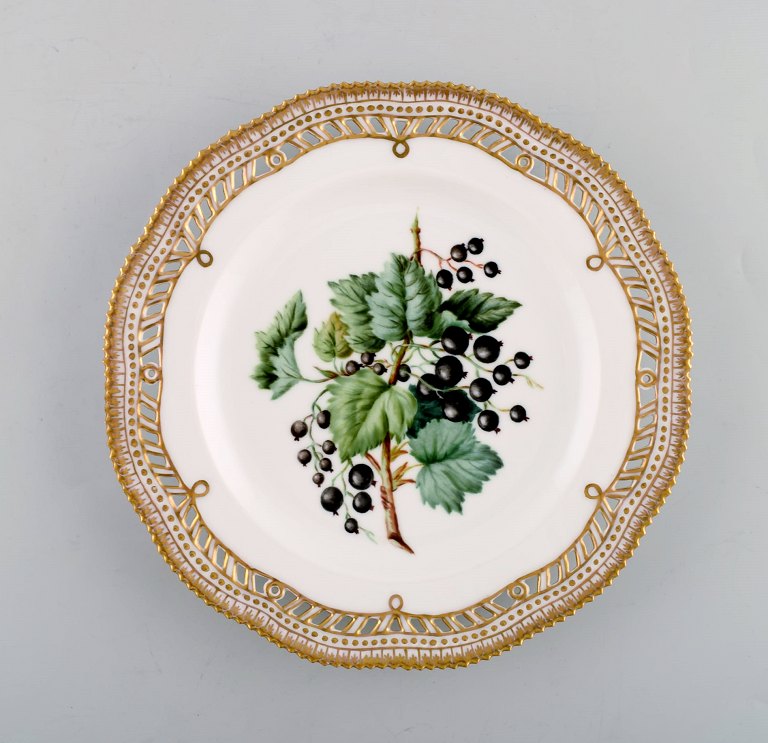 Royal Copenhagen Flora Danica openwork plate.
