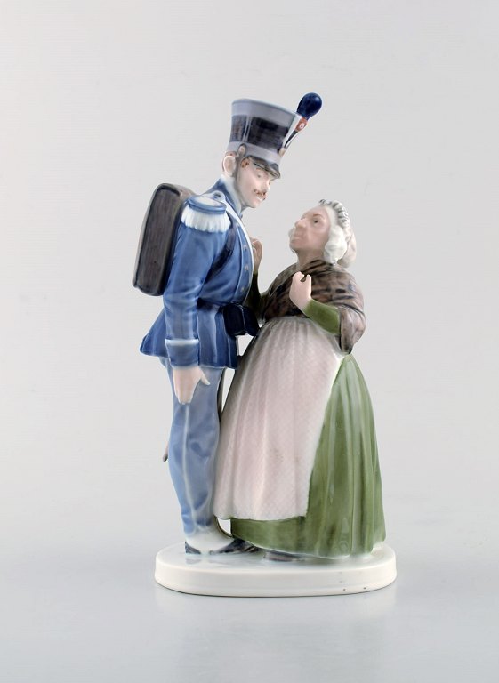 Christian Thomsen (1860-1921) for Royal Copenhagen. Porcelænsfigur med motiv 
efter H.C. Andersens fyrtøjet.
Dateret 1969-74.